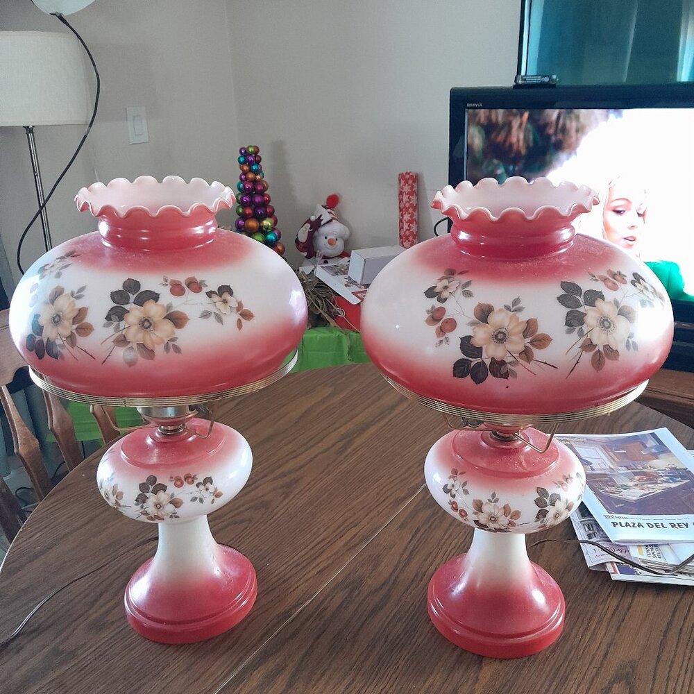 Antique electric table lamps